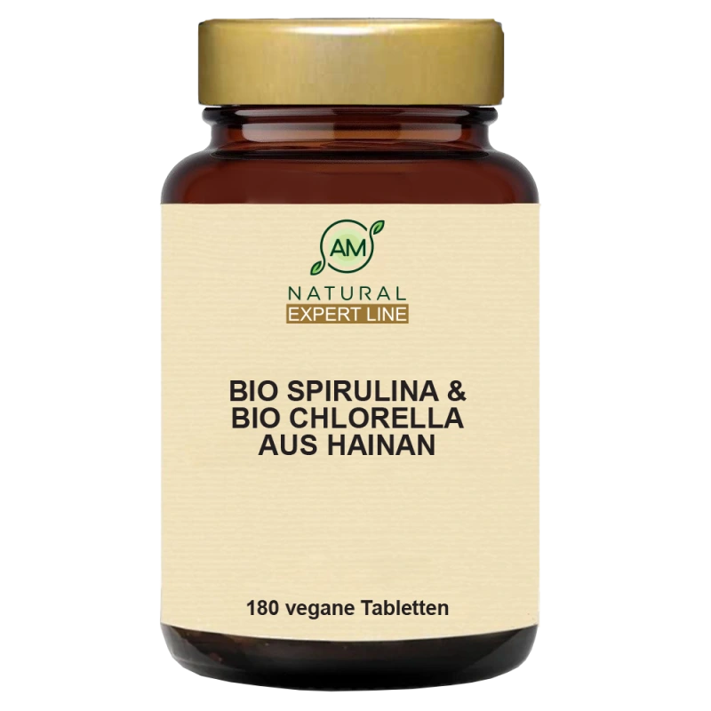 Bio Spirulina & Chlorella HAINAN 500 mg 180 tabliet