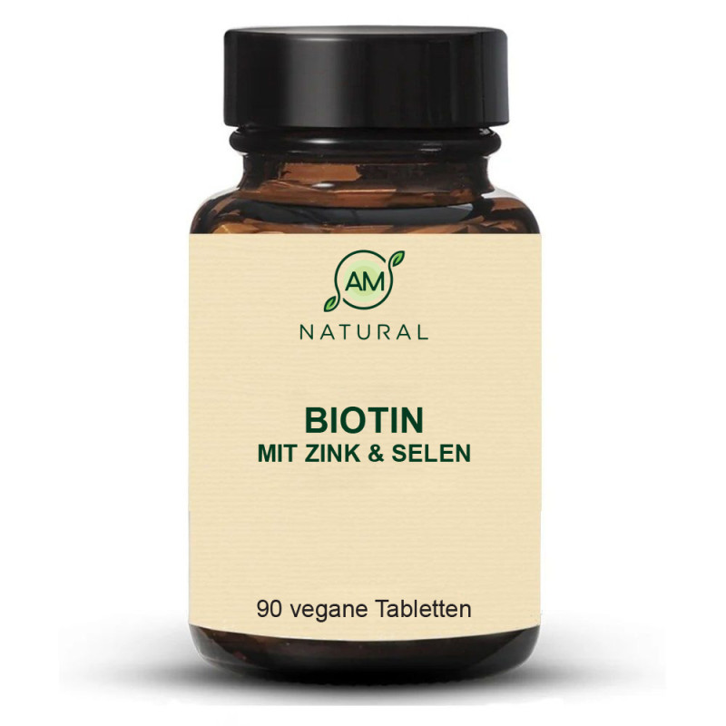 Biotin 10 000 mcg so zinkom a selénom 90 tabliet
