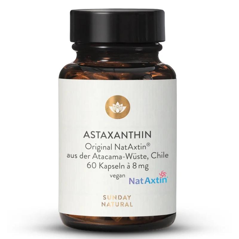 Astaxanthin NatAxtin® 8 mg 60 vegánskych kapsúl