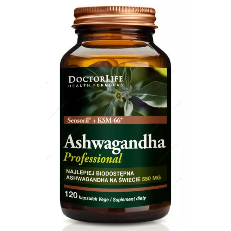 Ashwagandha Sensoril® + KSM-66® 550 mg 120 kapsúl